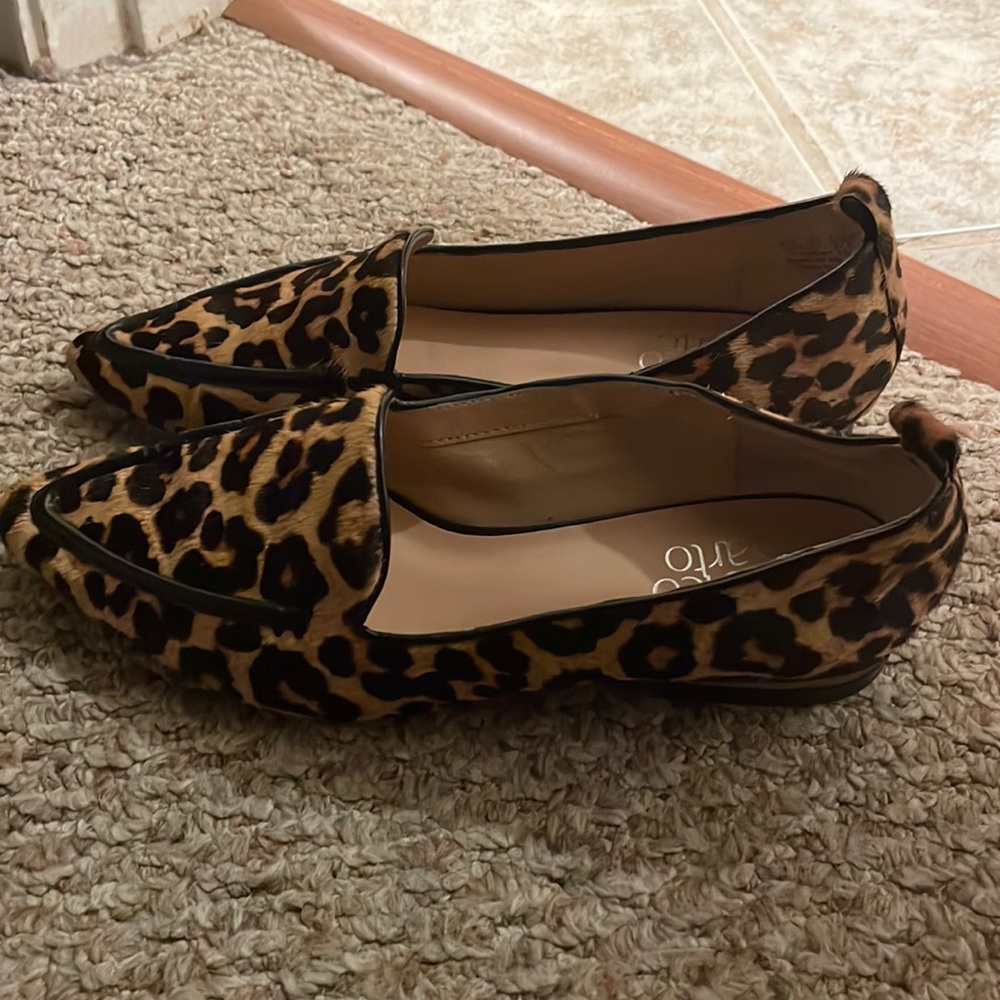 Animal print flats